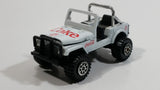 1988 Hartoy Coca Cola Coke Soda Pop 4x4 Roader Jeep White Red Die Cast Toy Car Vehicle with Opening Hood