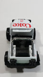 1988 Hartoy Coca Cola Coke Soda Pop 4x4 Roader Jeep White Red Die Cast Toy Car Vehicle with Opening Hood