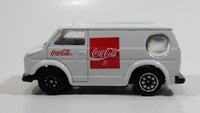 1988 Hartoy Coca Cola Coke Soda Pop Bedford Delivery Van White Red Die Cast Toy Car Vehicle