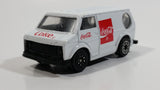 1988 Hartoy Coca Cola Coke Soda Pop Bedford Delivery Van White Red Die Cast Toy Car Vehicle