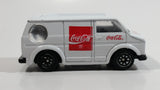 1988 Hartoy Coca Cola Coke Soda Pop Bedford Delivery Van White Red Die Cast Toy Car Vehicle