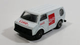 1988 Hartoy Coca Cola Coke Soda Pop Bedford Delivery Van White Red Die Cast Toy Car Vehicle