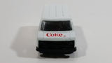 1988 Hartoy Coca Cola Coke Soda Pop Bedford Delivery Van White Red Die Cast Toy Car Vehicle