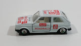 1988 Hartoy Coca Cola Coke Soda Pop VW Volkswagen Golf GTI White Red Die Cast Toy Car Vehicle with Opening Doors