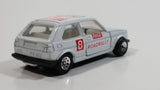 1988 Hartoy Coca Cola Coke Soda Pop VW Volkswagen Golf GTI White Red Die Cast Toy Car Vehicle with Opening Doors