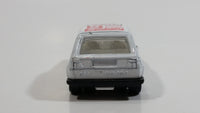 1988 Hartoy Coca Cola Coke Soda Pop VW Volkswagen Golf GTI White Red Die Cast Toy Car Vehicle with Opening Doors