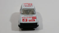 1988 Hartoy Coca Cola Coke Soda Pop VW Volkswagen Golf GTI White Red Die Cast Toy Car Vehicle with Opening Doors