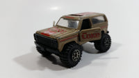 1988 Hartoy Coca Cola Coke Soda Pop Chevrolet Blazer Brown White Red Die Cast Toy Car Vehicle with Opening Doors