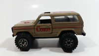 1988 Hartoy Coca Cola Coke Soda Pop Chevrolet Blazer Brown White Red Die Cast Toy Car Vehicle with Opening Doors