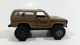 1988 Hartoy Coca Cola Coke Soda Pop Chevrolet Blazer Brown White Red Die Cast Toy Car Vehicle with Opening Doors