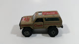 1988 Hartoy Coca Cola Coke Soda Pop Chevrolet Blazer Brown White Red Die Cast Toy Car Vehicle with Opening Doors