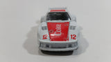 1988 Hartoy Coca Cola Coke Soda Pop Porsche 935 White Red #12 Die Cast Toy Car Vehicle with Opening Doors