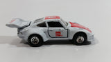 1988 Hartoy Coca Cola Coke Soda Pop Porsche 935 White Red #12 Die Cast Toy Car Vehicle with Opening Doors