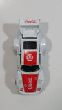 1988 Hartoy Coca Cola Coke Soda Pop Porsche 935 White Red #12 Die Cast Toy Car Vehicle with Opening Doors