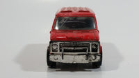 1988 Hartoy Coca Cola Coke Soda Pop Delivery Van White Red Die Cast Toy Car Vehicle