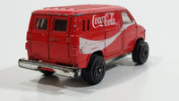 1988 Hartoy Coca Cola Coke Soda Pop Delivery Van White Red Die Cast Toy Car Vehicle