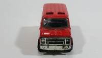 1988 Hartoy Coca Cola Coke Soda Pop Delivery Van White Red Die Cast Toy Car Vehicle