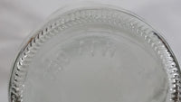 Vintage Pepsi-Cola Soda Pop 16 Fl oz 1 Pint Clear Twist Glass Bottle with Raised Embossed Letters