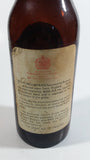 Vintage Bass & Co Pale Ale Beer Brown Amber Glass Bottle With Paper Label