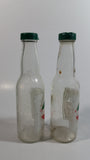 Rare Vintage Chihuahua Mexican Beer Clear Glass Bottle Salt and Pepper Shakers