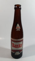 Vintage Banks Brewery Beer Ship Design 270mL Brown Amber Glass Bottle Barbados