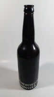 Very Rare Antique 1910s B.C. Breweries LTD 11 1/2" Tall Brown Amber Glass Bottle