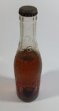 Vintage Calgary Brewing Co. Beer Bison Buffalo Horseshoe Design Clear Glass Bottle Still Full Never Opened