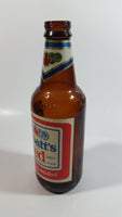 Rare Vintage Labatt's Red Beer "call for Labatt's Red" 341mL Brown Amber Glass Bottle with Paper Labels