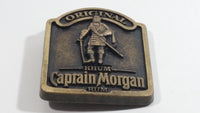 Original Captain Morgan Rum Rhum "And The Legend Lives On" Metal Belt Buckle