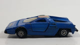 Unknown Brand Tomy Tomica Style Casting Dome-O Blue with Stars Die Cast Toy Exotic Car Vehicle with Opening Doors