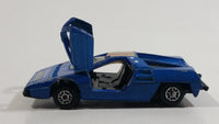 Unknown Brand Tomy Tomica Style Casting Dome-O Blue with Stars Die Cast Toy Exotic Car Vehicle with Opening Doors