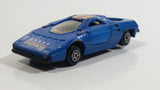 Unknown Brand Tomy Tomica Style Casting Dome-O Blue with Stars Die Cast Toy Exotic Car Vehicle with Opening Doors