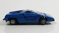 Unknown Brand Tomy Tomica Style Casting Dome-O Blue with Stars Die Cast Toy Exotic Car Vehicle with Opening Doors