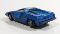 Unknown Brand Tomy Tomica Style Casting Dome-O Blue with Stars Die Cast Toy Exotic Car Vehicle with Opening Doors