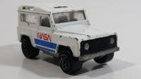 Majorette Land Rover NASA No. 266 National Aeronautics and Space Administration White Die Cast Toy Car Vehicle