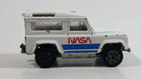 Majorette Land Rover NASA No. 266 National Aeronautics and Space Administration White Die Cast Toy Car Vehicle