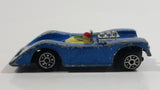 Rare Vintage TinToys BRM P154 Can AM Blue #4 W.T. 704 Die Cast Toy Race Car Vehicle - Hong Kong