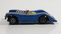 Rare Vintage TinToys BRM P154 Can AM Blue #4 W.T. 704 Die Cast Toy Race Car Vehicle - Hong Kong