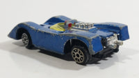 Rare Vintage TinToys BRM P154 Can AM Blue #4 W.T. 704 Die Cast Toy Race Car Vehicle - Hong Kong