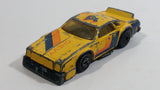 Vintage 1980 Lesney Products Matchbox Superfast Chevy Pro Stocker #4 Mustard Yellow No. 34 Die Cast Toy Race Car Vehicle