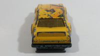 Vintage 1980 Lesney Products Matchbox Superfast Chevy Pro Stocker #4 Mustard Yellow No. 34 Die Cast Toy Race Car Vehicle