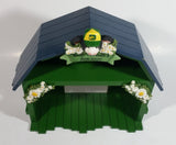 1998 Enesco Mary's Moo Moos & John Deere Display Barn Wood and Resin Decorative Farming Collectible