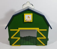 1998 Enesco Mary's Moo Moos & John Deere Display Barn Wood and Resin Decorative Farming Collectible