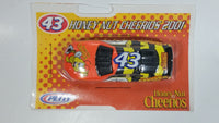 2001 2002 NASCAR General Mills Honey Nut Cheerios #43 Orange, Yellow, White, Black Die Cast Toy Race Car Vehicle New in Package