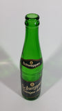 Vintage Schweppes Ginger Ale Soda Pop 10 oz Green Glass Beverage Bottle Stamford, Connecticut