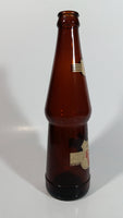 Vintage 1964 Canada Dry Old English Ginger Beer 10 oz Brown Amber Glass Beverage Bottle