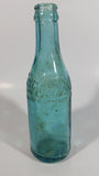 Rare Antique 1900-1916 Coca Cola Soda Pop Embossed Blue Green Aqua Glass Beverage Bottle Canada - Embossed Lettering
