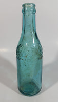 Rare Antique 1900-1916 Coca Cola Soda Pop Embossed Blue Green Aqua Glass Beverage Bottle Canada - Embossed Lettering