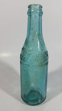 Rare Antique 1900-1916 Coca Cola Soda Pop Embossed Blue Green Aqua Glass Beverage Bottle Canada - Embossed Lettering