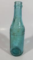 Rare Antique 1900-1916 Coca Cola Soda Pop Embossed Blue Green Aqua Glass Beverage Bottle Canada - Embossed Lettering